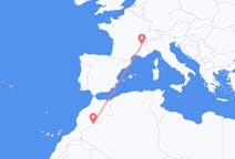 Flyreiser fra Zagora, Marokko til Grenoble, Frankrike