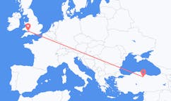Flights from Cardiff to Amasya