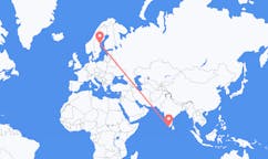 เที่ยวบิน จาก ทิรุวานันทปุรัม, อินเดีย ไปยัง Sundsvall, สวีเดน