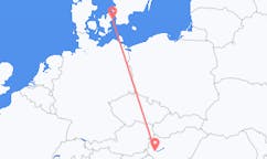 出发地 匈牙利从 黑维兹目的地 丹麦哥本哈根的航班