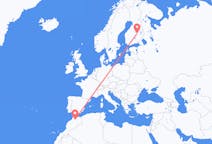 Flights from Fes, Morocco to Kuopio, Finland