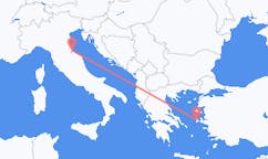 Flights from Rimini, Italy to Chios, Greece