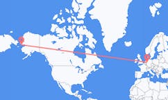 Flyrejser fra Nome, USA til Münster, Tyskland