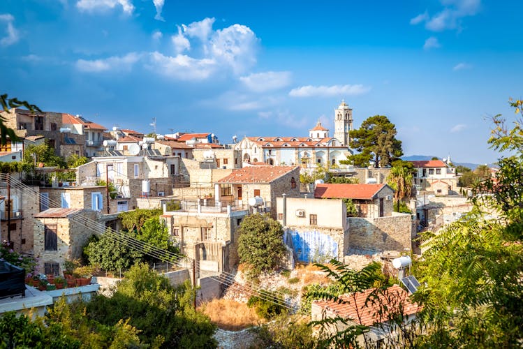 Photo of View of Pano Lefkara village in Larnaca district.