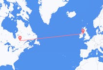 Flights from Chibougamau, Canada to Belfast, Northern Ireland