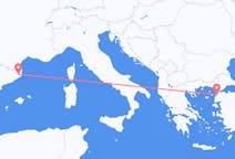 Loty z miasta Girona do miasta Çanakkale