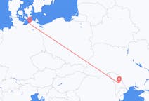 Flyreiser fra Chișinău, Moldova til Rostock, Tyskland
