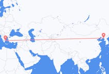 Flyrejser fra Dandong, Kina til Athen, Grækenland