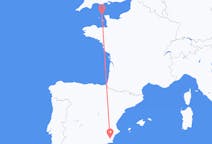 Fly fra Alderney til Murcia
