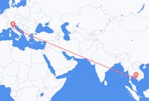 Flyrejser fra Sihanoukville-provinsen, Cambodja til Firenze, Italien