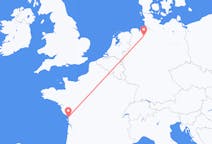 Flyrejser fra La Rochelle, Frankrig til Bremen, Tyskland