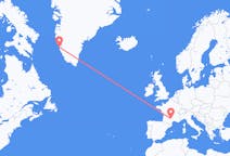 Flyg från Rodez, Frankrike till Nuuk, Grönland