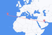 Flyreiser fra Manama, Bahrain til Pico, Portugal