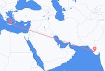 Flights from Jamnagar, India to Heraklion, Greece