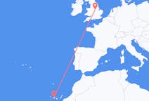 出发地 西班牙出发地 特内里费岛前往英格兰的诺丁汉的航班