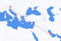 Flyg från Bahrain Island, Bahrain till Trieste, Italien