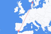 Flyreiser fra Tétouan, Marokko til Aalborg, Danmark