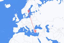 Flights from Kastellorizo to Stockholm