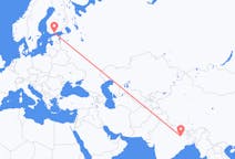 Flyg från Patna, Indien till Helsingfors, Finland