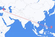 Flyrejser fra Koror, Palau til Sivas, Tyrkiet
