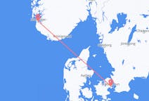 Flyreiser fra København, Danmark til Stavanger, Norge