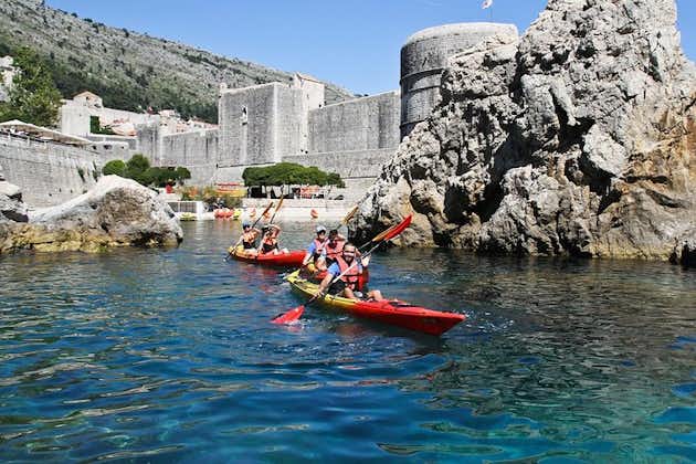 Dubrovnik See-Kajak- und Schnorchelabenteuer (am Tag oder bei Sonnenuntergang) + Snack und Wasser