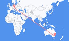 Flüge von Merimbula, Australien nach Linz, Österreich