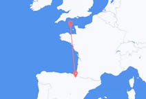 Voos de Guernsey, Guernsey para Pamplona, Espanha