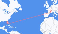 Flyreiser fra Key West, USA til Nimes, Frankrike