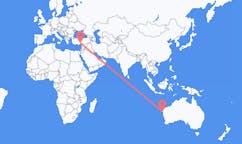 Flyrejser fra Carnarvon, Australien til Adana, Tyrkiet