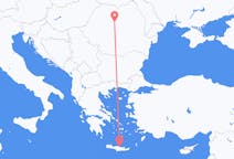 Flights from Heraklion to Targu Mures