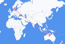 Flights from Alice Springs, Australia to Bornholm, Denmark
