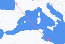 Flyreiser fra Tripoli, Libya til Bordeaux, Frankrike