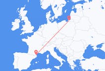 Fly fra Kaliningrad til Perpignan
