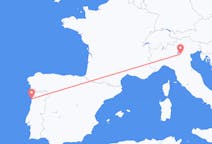 Flyrejser fra Verona, Italien til Porto, Portugal