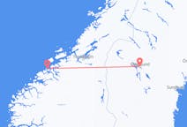 Flights from Kristiansund, Norway to Östersund, Sweden