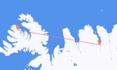 Vluchten van Akureyri, IJsland naar Ísafjörður, IJsland