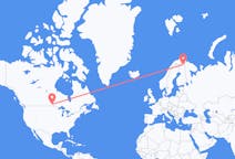 Flights from from Winnipeg to Ivalo