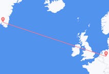 Flyreiser fra Narsarsuaq, Grønland til Dortmund, Tyskland