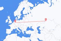 Flyg från Qostanaj, Kazakstan till Dortmund, Tyskland