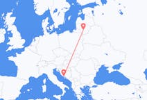 Flyreiser fra Kaunas, til Split