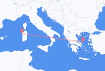 Flights from Alghero, Italy to Skyros, Greece