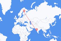 เที่ยวบิน จาก Goa, อินเดีย ไปยัง Kajaani, ฟินแลนด์