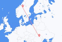 Flights from Røros, Norway to Suceava, Romania