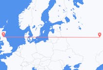 Vols de Kazan, Russie à Édimbourg, Écosse
