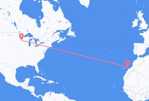 Flyrejser fra Minneapolis til Lanzarote