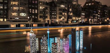 Crucero por los canales del Festival de la Luz de Ámsterdam con todas las bebidas incluidas
