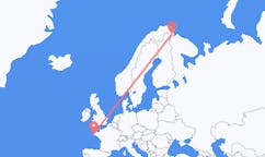 Vluchten van Quimper naar Kirkenes