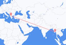 Flights from Yangon, Myanmar (Burma) to Kastoria, Greece