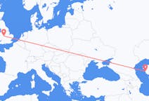 Flyrejser fra Aqtau, Kasakhstan til Birmingham, England